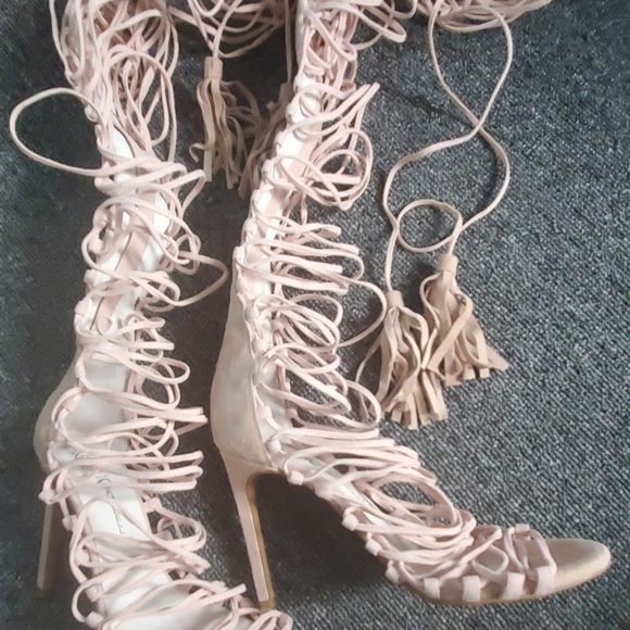 Jeffrey Campbell Suede Gladiator Heel - Picture 6 of 8